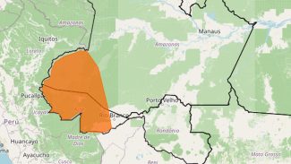 Inmet emite alerta laranja para chuvas em municípios do Acre