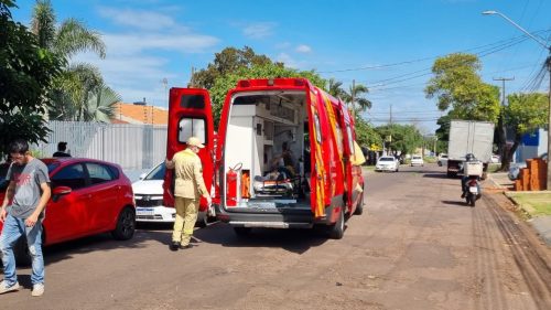 Na véspera do aniversário, motociclista fica ferido em acidente no Parque São Paulo