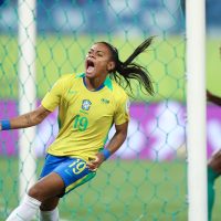 Imagem referente a Seleção brasileira goleia Zâmbia por 6 a 1 no Fifa Series