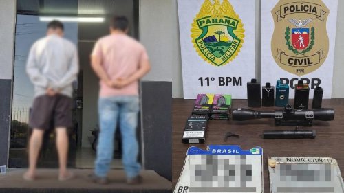 Operação prende suspeitos e apreende materiais em investigação sobre comércio ilegal de armas em Roncador Imagem referente a Operação prende suspeitos e apreende materiais em investigação sobre comércio ilegal de armas em Roncador