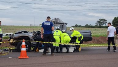 Imagem referente a Carlos Molon Silveira é o motorista morto em acidente entre L200 e caminhão na BR-163 em Cascavel