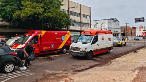 Motociclista é reanimado após grave acidente no Centro de Toledo