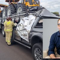 Imagem referente a Empresário Carlos Molon Silveira, vítima de acidente na BR-163, está sendo velado na Capela B da Acesc