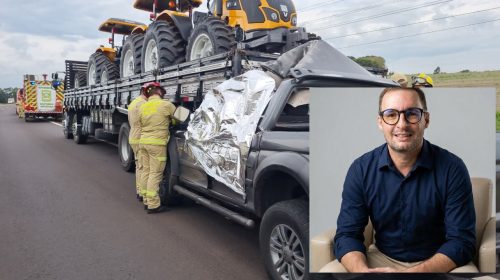 Empresário Carlos Molon Silveira, vítima de acidente na BR-163, está sendo velado na Capela B da Acesc Empresário Carlos Molon Silveira, vítima de acidente na BR-163, está sendo velado na Capela B da Acesc