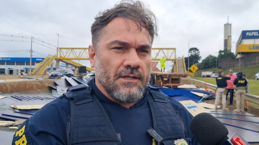 PRF dá detalhes sobre interdição parcial do Trevo Cataratas após acidente