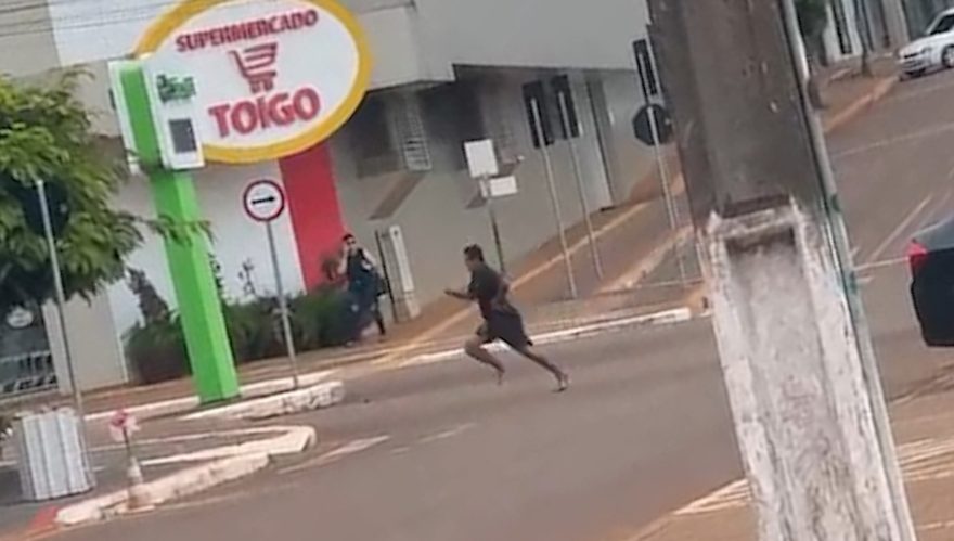 Foragido é capturado após correr da PM em Braganey; veja vídeo