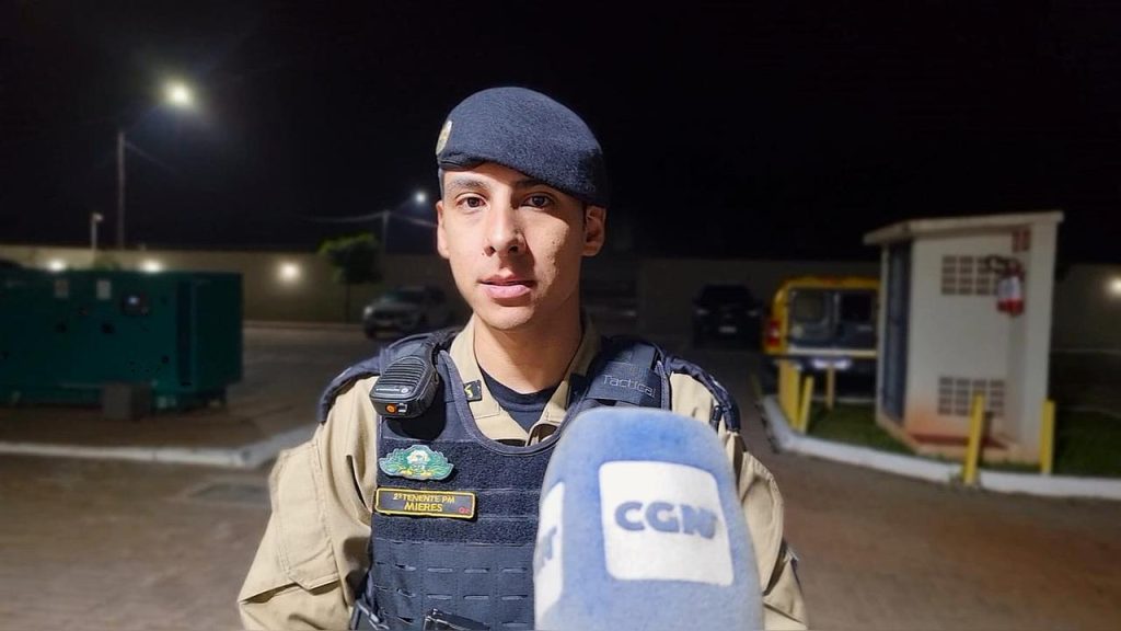 Tenente destaca importância de denúncias após prisão de dupla por furto de fios em Cascavel