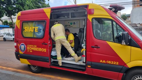 Homem é atropelado após levantar de calçada no Centro de Cascavel