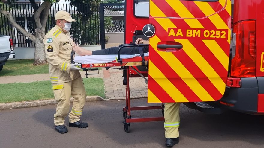 Vítima se engasga com mandioca e é socorrida pelo Siate em Cascavel