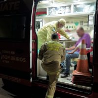 Imagem referente a Homem fica ferido após cair de moto na Avenida Piquiri
