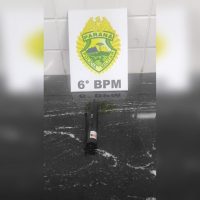 Imagem referente a Homem é detido após apontar laser contra helicóptero da Polícia Militar em Cascavel