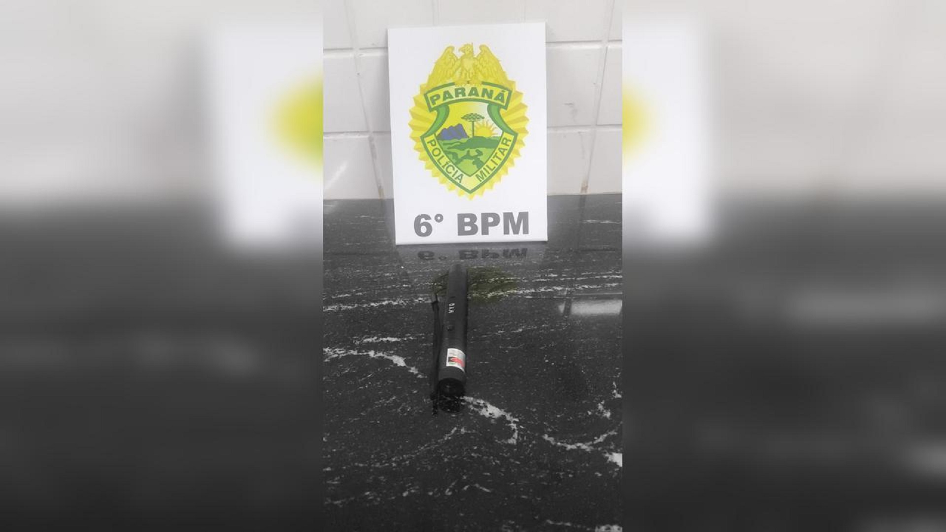 Imagem referente a Homem é detido após apontar laser contra helicóptero da Polícia Militar em Cascavel