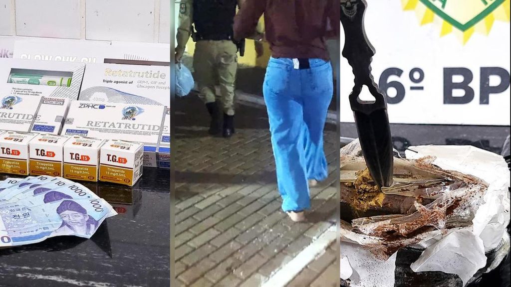 PM e PRF prendem passageira com mais de 3 kg de haxixe e medicamentos para emagrecimento em Cascavel