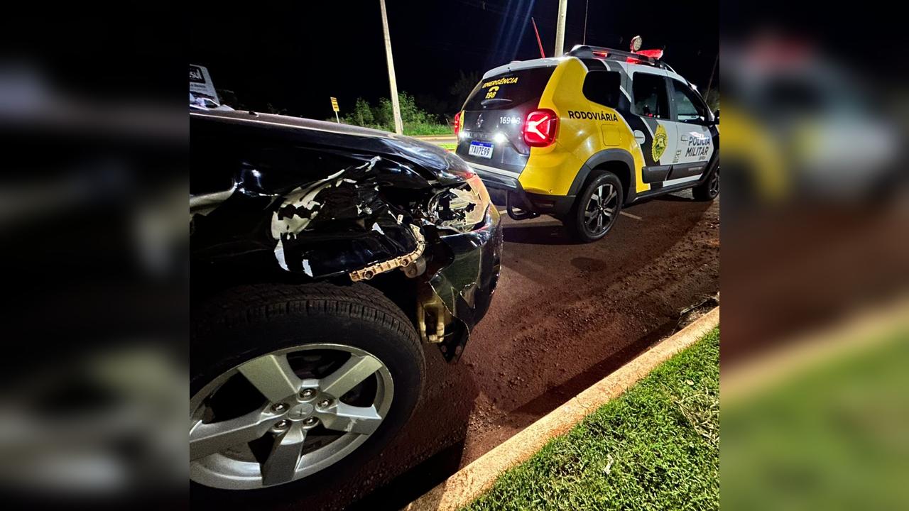 Condutor que fugiu após atropelamento com morte é preso embriagado na PRC-467 Imagem referente a Condutor que fugiu após atropelamento com morte é preso embriagado na PRC-467
