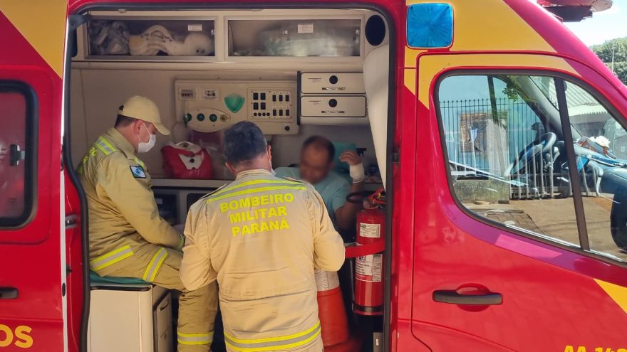 Homem sofre corte grave na mão ao manusear serra mármore em Cascavel