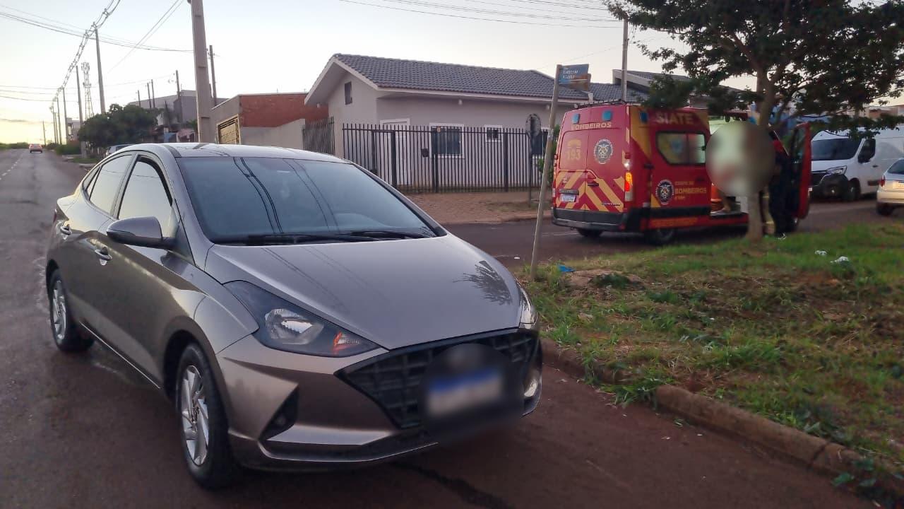 Imagem referente a Acidente de trânsito deixa motociclista ferida no Florais do Paraná