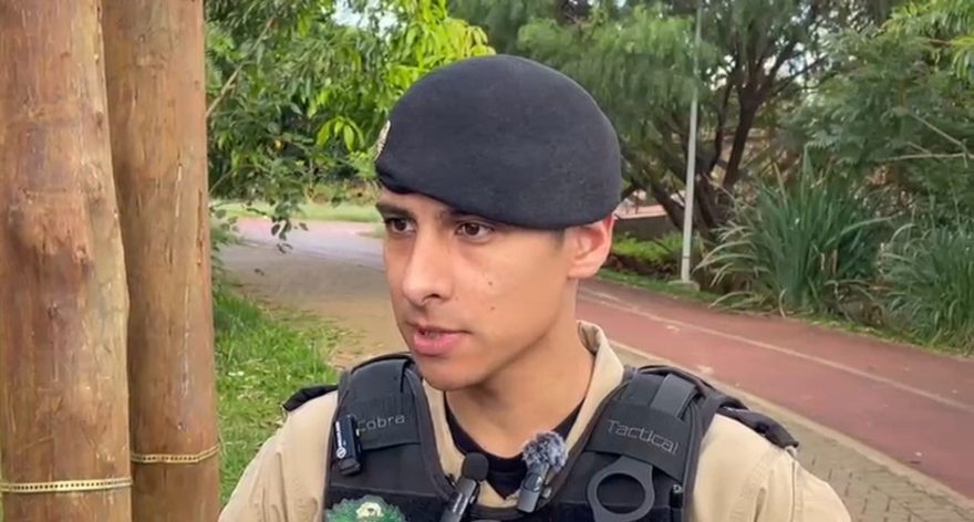 “Trata-se de um senhor de idade, aproximadamente 60, 65 anos”, diz Tenente sobre corpo