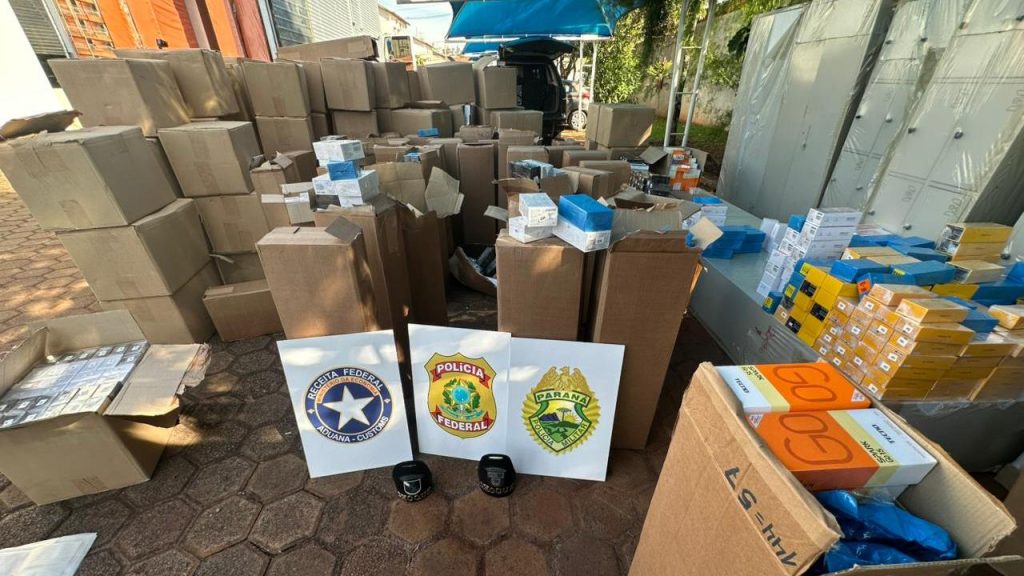 Carga de R$ 10 milhões em celulares é interceptada pela Polícia Federal na BR-369