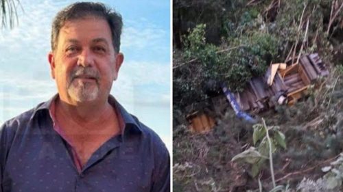 Colheitadeira despenca em ribanceira e tira a vida de trabalhador