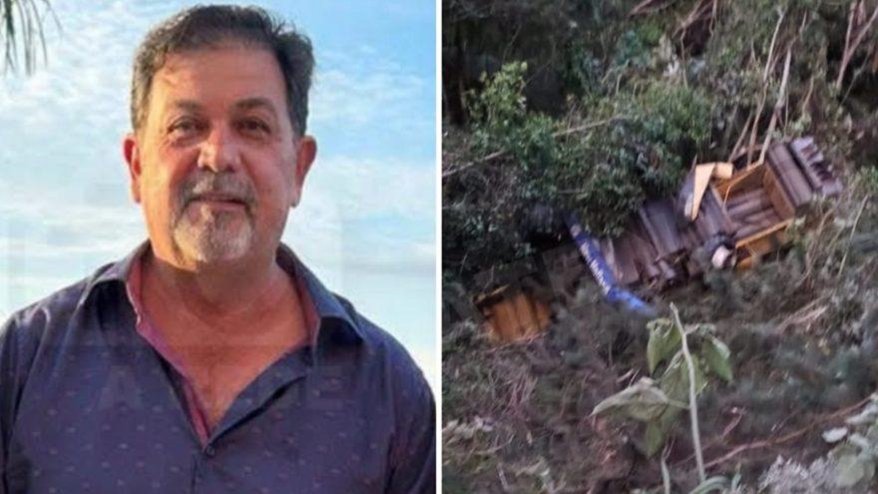 Colheitadeira despenca em ribanceira e tira a vida de trabalhador Imagem referente a Colheitadeira despenca em ribanceira e tira a vida de trabalhador