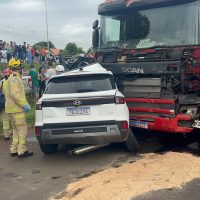 Imagem referente a Criança morre em gravíssimo acidente na BR-277, em Céu Azul