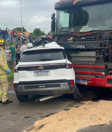 Imagem referente a Criança morre em gravíssimo acidente na BR-277, em Céu Azul