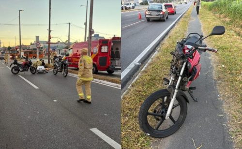 Ciclista morre após ser atropelado por moto na Estrada da Ribeira