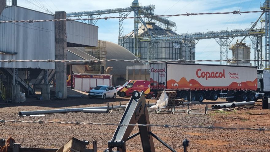 Trabalhador morre após ser soterrado em silo da Copacol, em Tupãssi