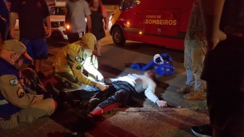 Motociclista sofre fratura grave em acidente com carro no Bairro Presidente Motociclista sofre fratura grave em acidente com carro no Bairro Presidente