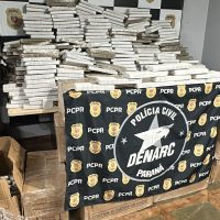 Polícia apreende mais de 1,4 tonelada de maconha e prende suspeito em Cascavel Imagem referente a Polícia apreende mais de 1,4 tonelada de maconha e prende suspeito em Cascavel