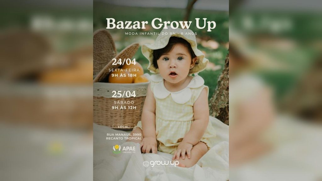 Bazar de moda infantil é realizado na Apae nesta sexta e sábado