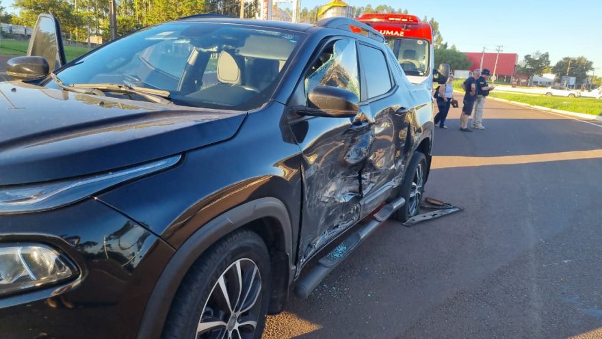 Acidente em Santa Tereza do Oeste deixa vítimas feridas