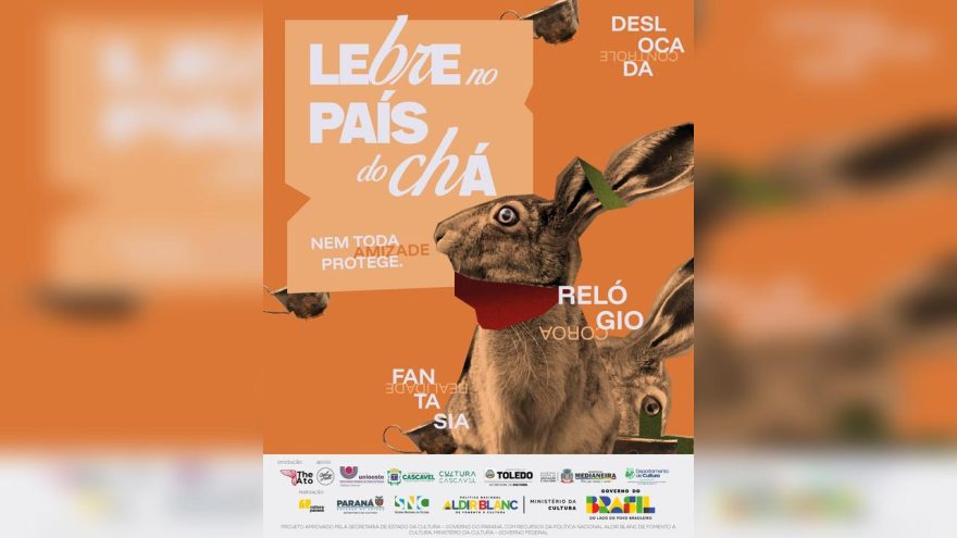 Espetáculo “Lebre no País do Chá” debate saúde mental e dependência emocional em amizades