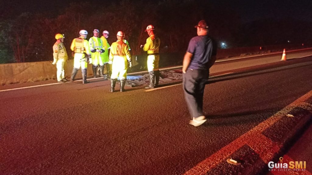 Homem morre atropelado na BR-277 Homem morre atropelado na BR-277