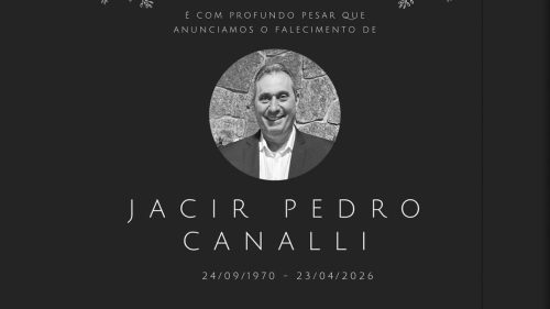 Familiares comunicam o falecimento de Jacir Pedro Canalli Familiares comunicam o falecimento de Jacir Pedro Canalli
