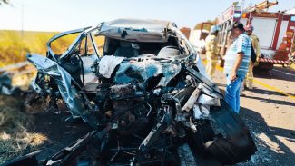 Grave acidente de trânsito é registrado na BR-369, em Cascavel