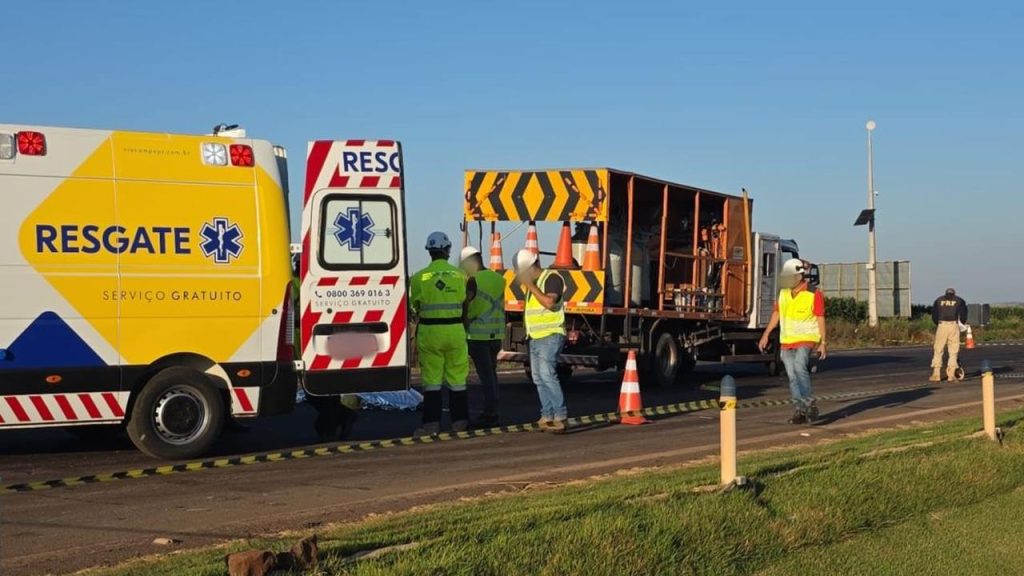 Trabalhador morre atropelado enquanto prestava serviços para a Via Campo na BR-163