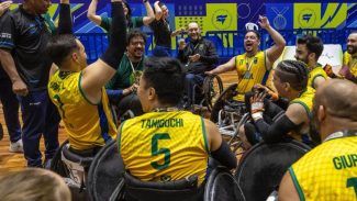 Seleção de rúgbi em cadeira de rodas conquista torneio internacional
