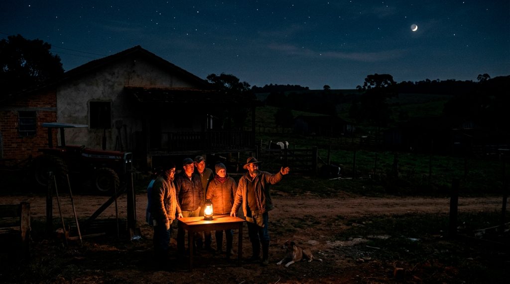 1.049 unidades consumidoras sofreram com falta de energia em São João d’Oeste, distrito de Cascavel