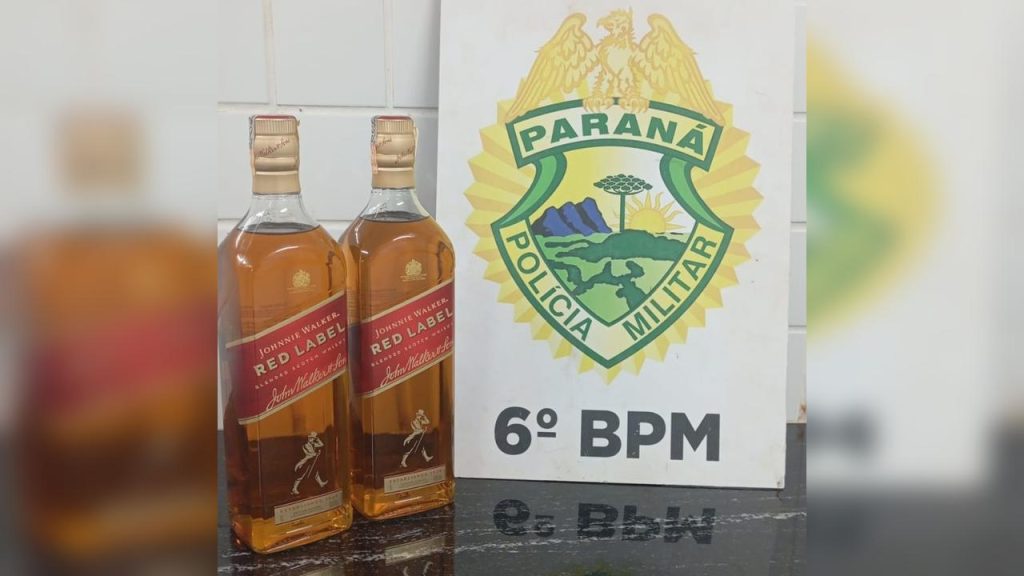 Homem é preso por furto de whisky em supermercado no Bairro Periolo, em Cascavel