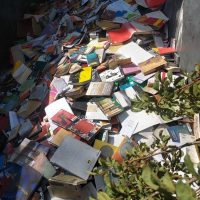 Imagem referente a Prefeitura de Osasco joga no lixo livros de biblioteca municipal