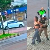 Imagem referente a Acidente e confusão termina com mulher presa em Cascavel; Veja vídeo