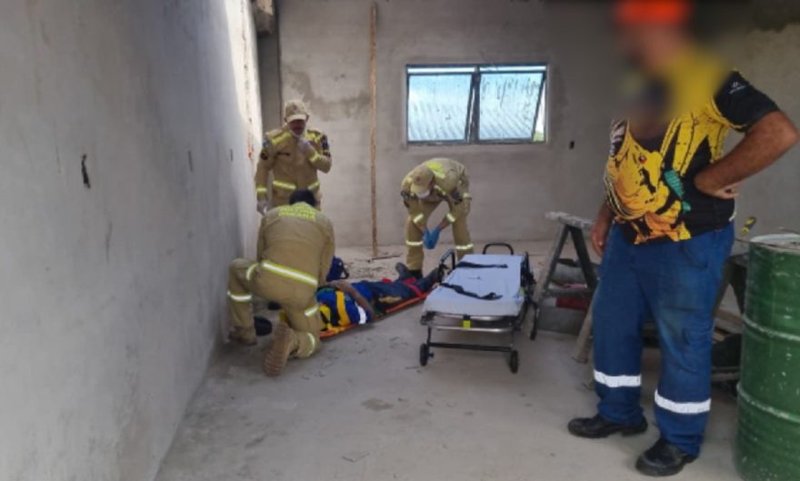 Apenado do semiaberto cai de telhado em obra no Autódromo de Cascavel