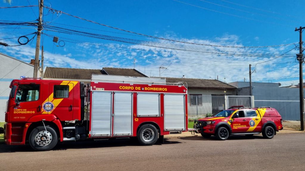 Idoso passa mal em telhado e mobiliza Corpo de Bombeiros em Cascavel