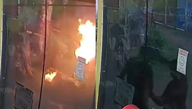 Imagem referente a Vereador queimado vivo em frente à câmera é transferido para ala de queimados do HU