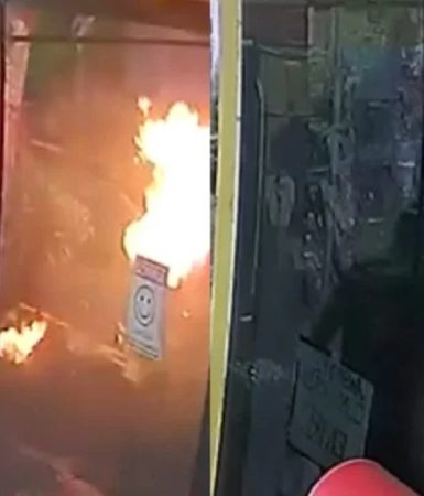 Imagem referente a Vereador queimado vivo em frente à câmera é transferido para ala de queimados do HU