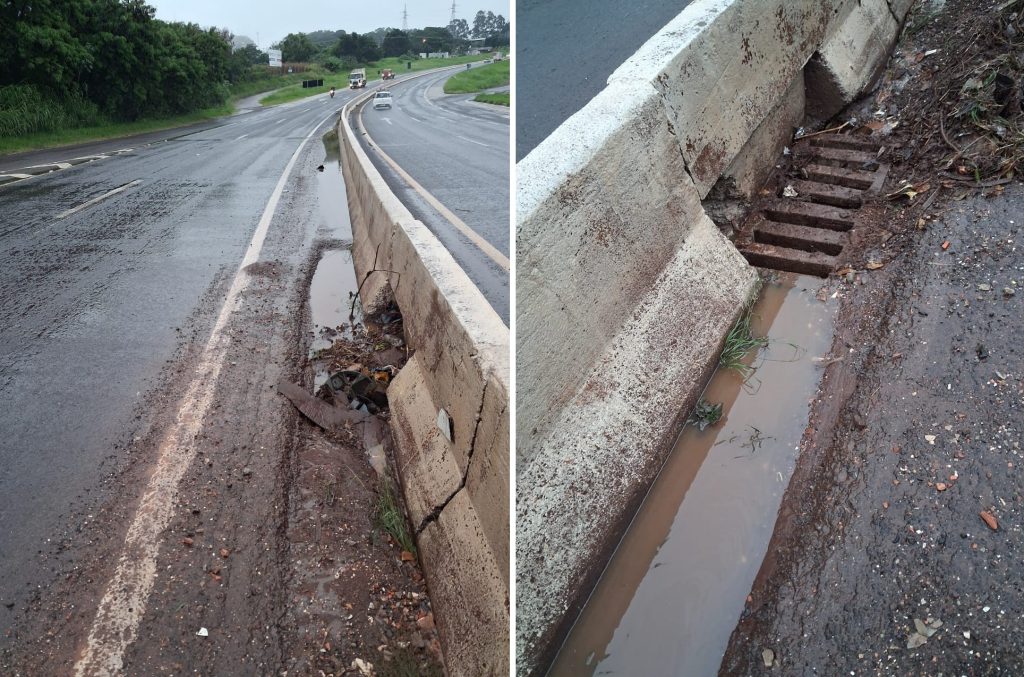 Concessionária Via Campo age rápido e resolve alagamento na BR-467 em Cascavel