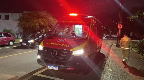 Acidente entre moto e carro deixa homem ferido no Bairro Floresta