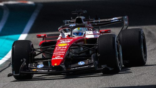 Leclerc lidera treino livre do GP de Miami; Mercedes enfrenta problemas