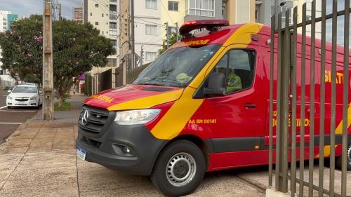 Mulher fica ferida após acidente de trabalho no bairro Cancelli, em Cascavel